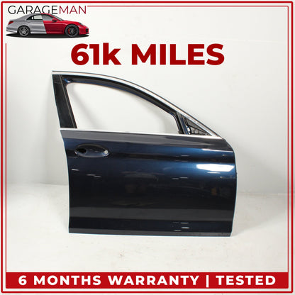 2017-2023 BMW 530e G30 Front Right Side Door Shell Imperial Blue Metallic OEM