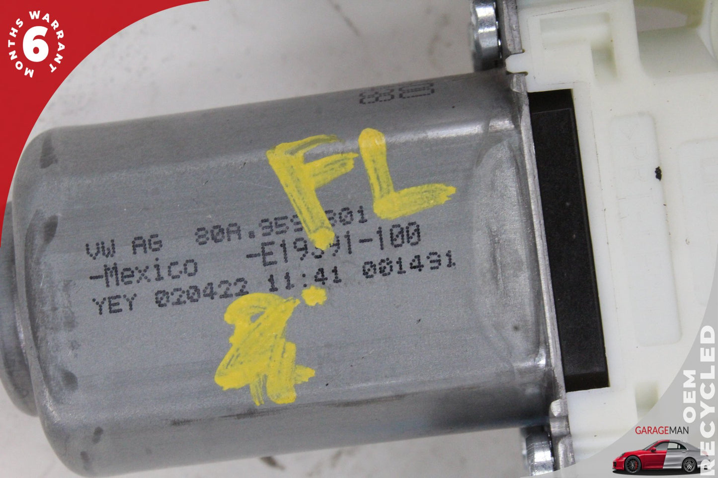 2018-2025 Audi Q5 SQ5 Front Left Side Window Regulator Motor 80A959801 OEM