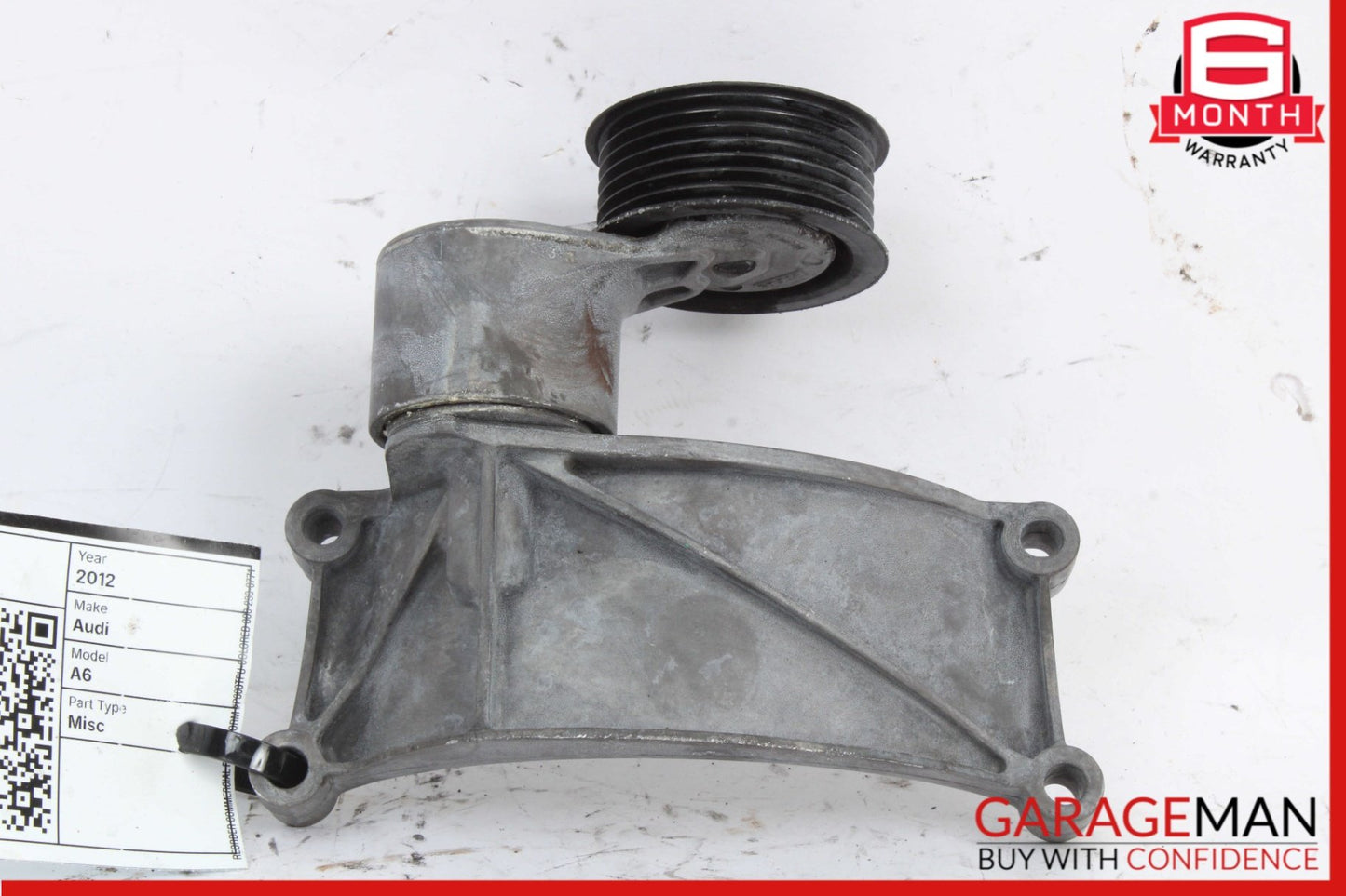 2009-2017 Audi A6 C7 Engine Alternator Support Bracket w/ Pulley 06E903143D