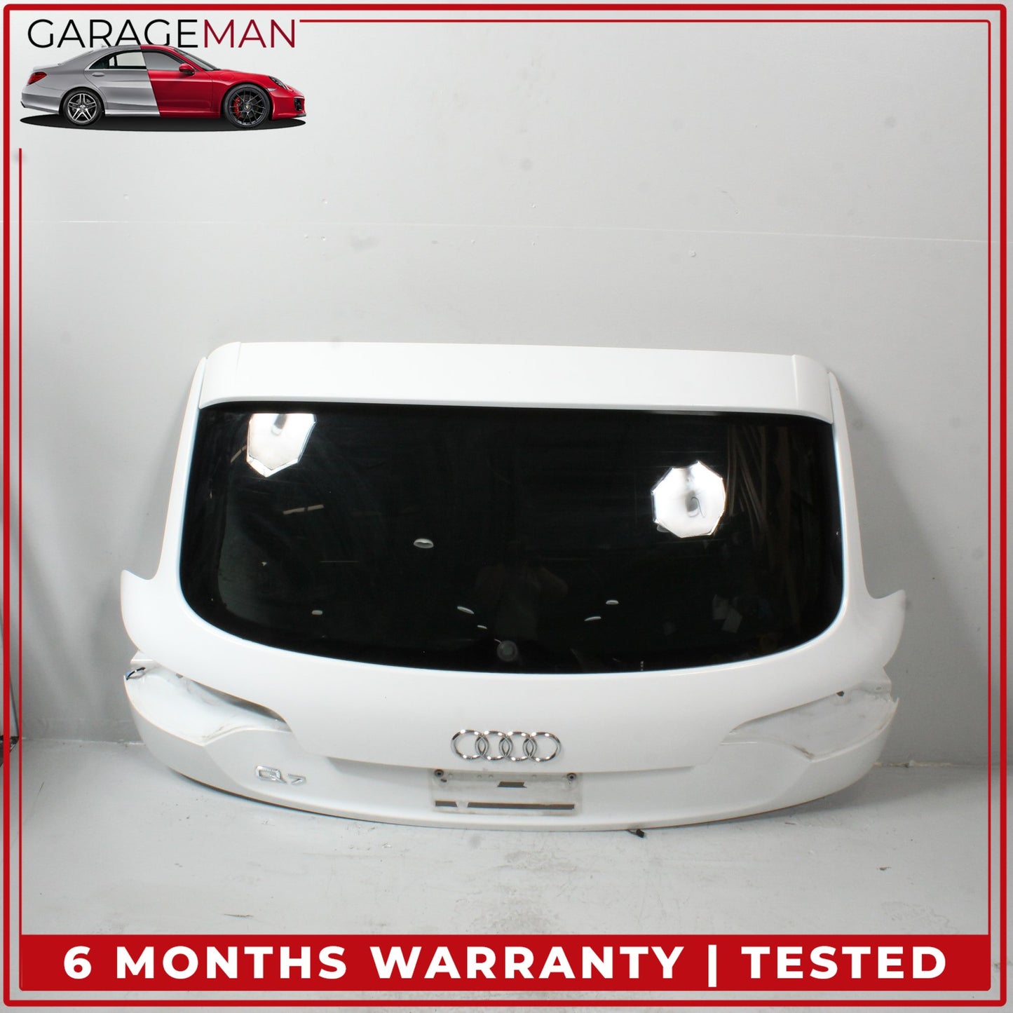 2007-2015 Audi Q7 SUV Trunk Lid Panel Assembly 4L0827023B Ibis White