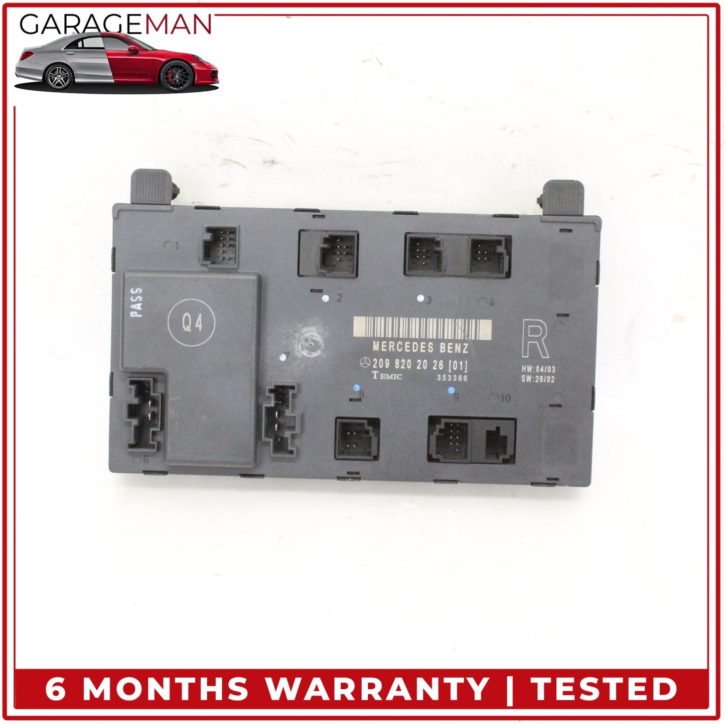 2003-2009 Mercedes-Benz CLK350 W209 Coupe Right Front Door Control Module 2098202026 OEM
