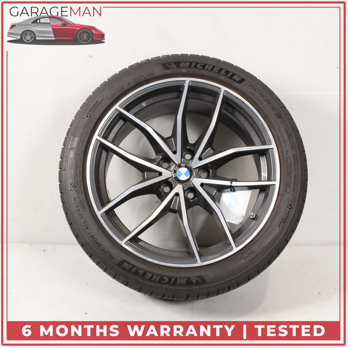 2019-2026 BMW Z4 G29 Styling 770 V-Spoke Rear Wheel Rim w/ Tire 9Jx18 ET28 OEM