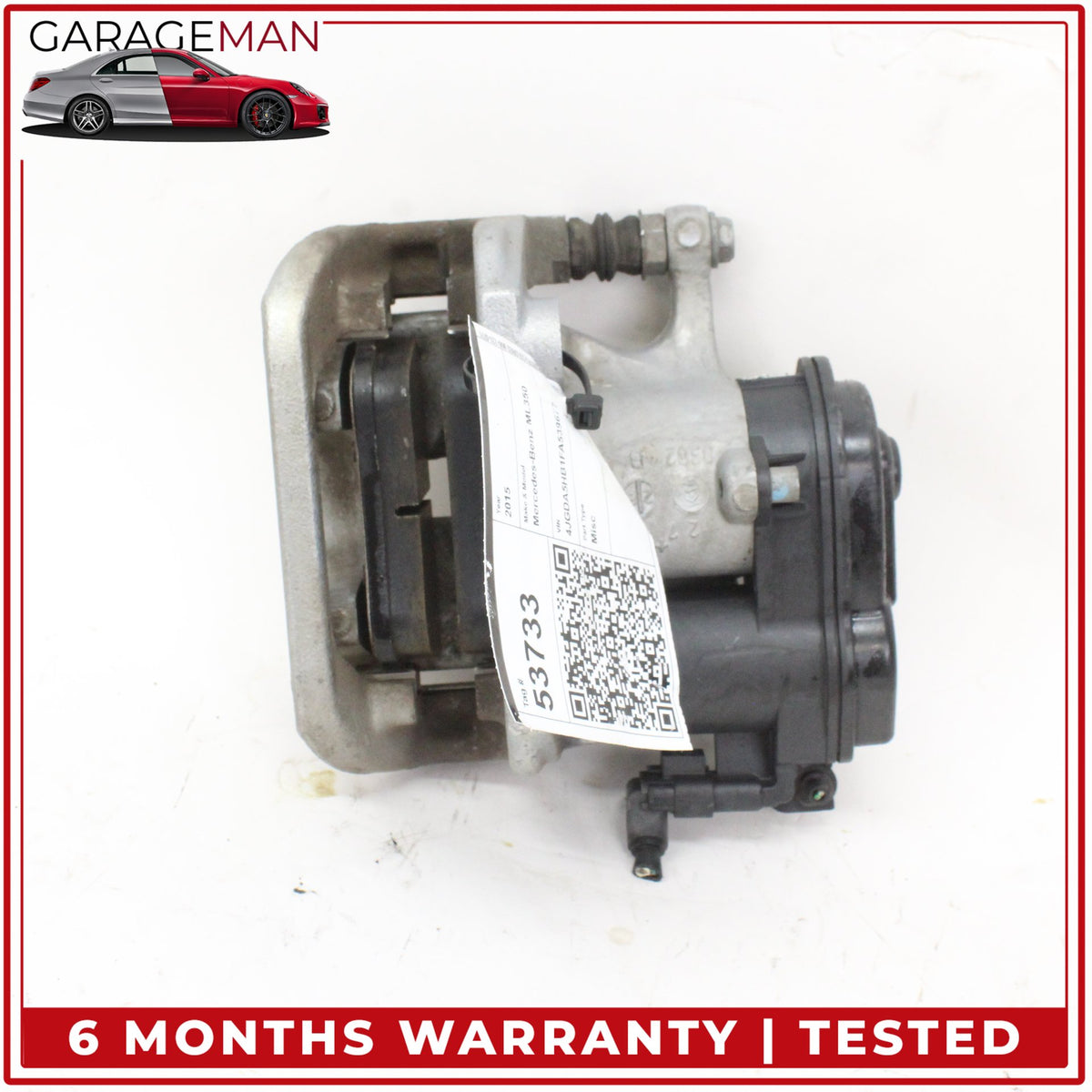 2012-2019 Mercedes W166 ML350 Rear Left and Right Brake Caliper w/ Actuator Set