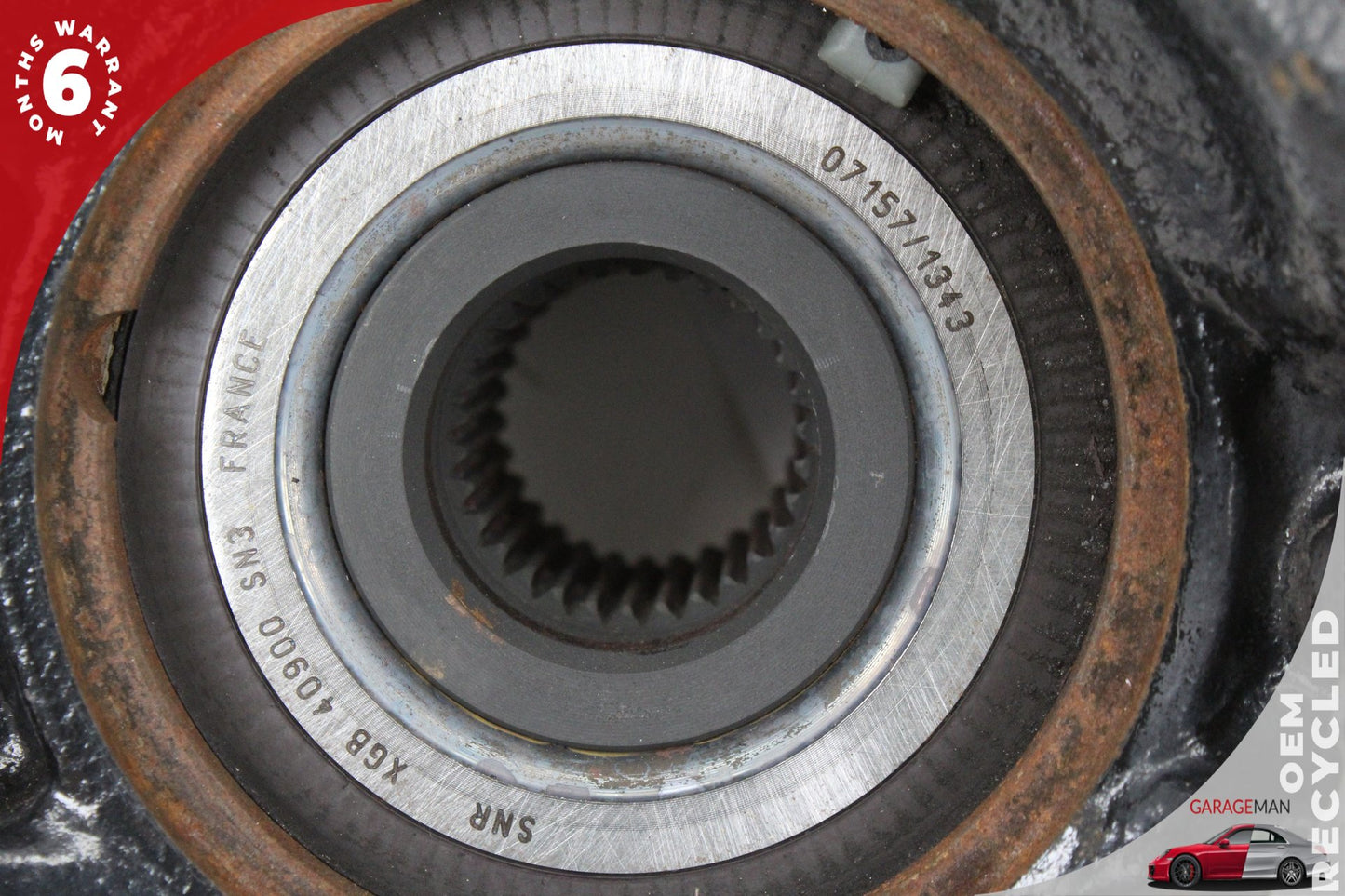 2007-2015 Audi Q7 Rear Left Side Spindle Knuckle Wheel Hub 7L8505435 OEM