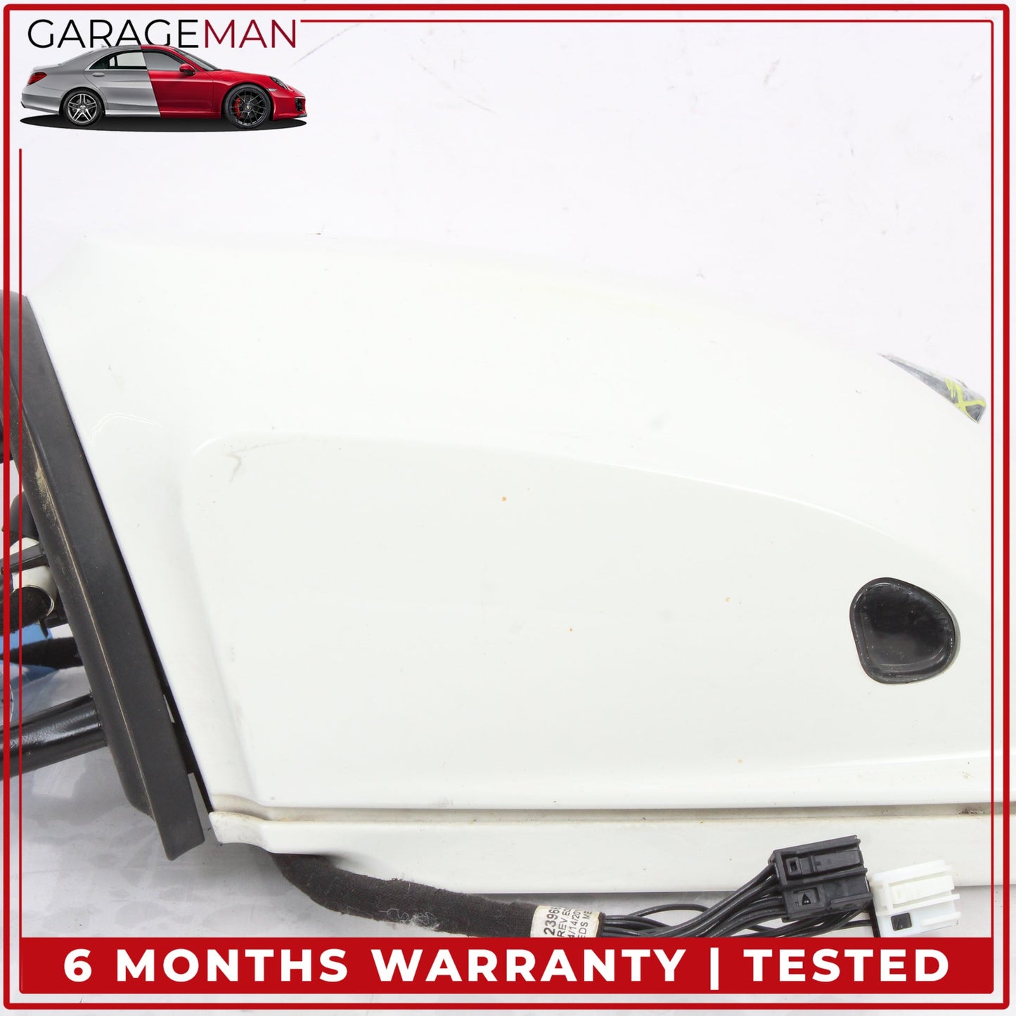 2009-2012 Mercedes W164 ML350 Left Side Door Rear View Mirror Calcite White OEM