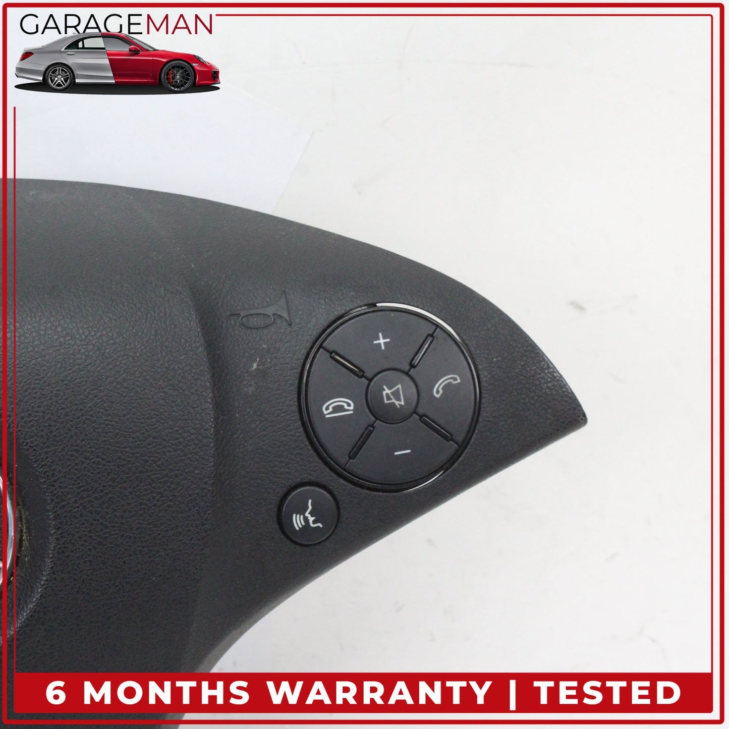 2008-2012 Mercedes W204 C300 GLK350 Driver Steering Wheel Airbag Black OEM