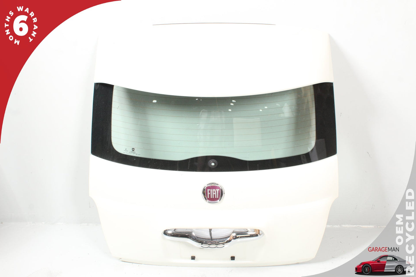2012-2017 Fiat 500e Rear Trunk Lid Tailgate Panel Assembly White 68081978AE OEM