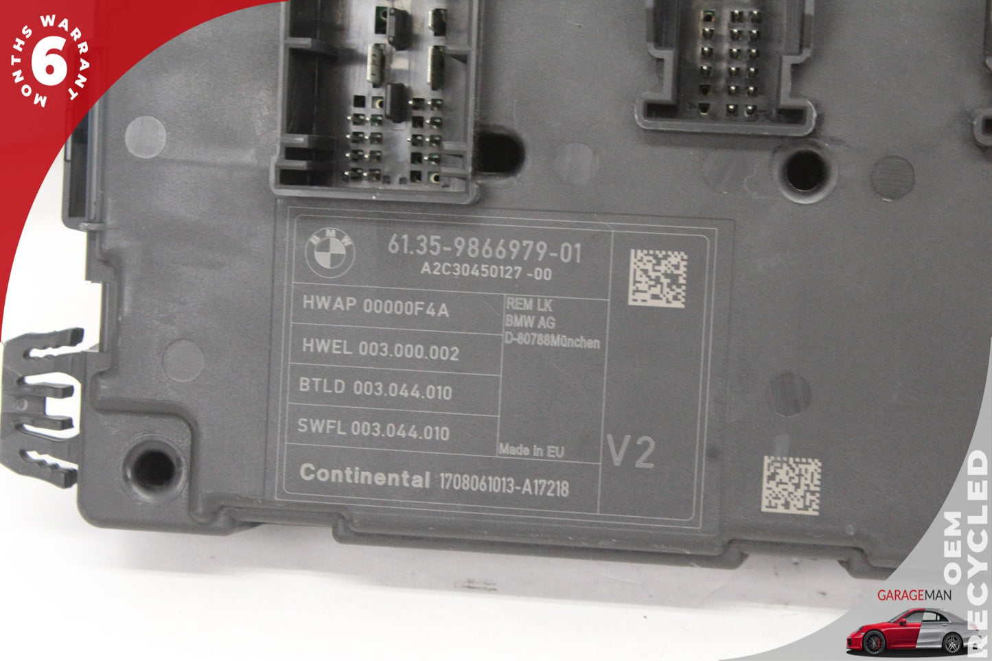 2014-2020 BMW 430i 440i F36 Rear BCM Body Control Module Unit 9866979 OEM