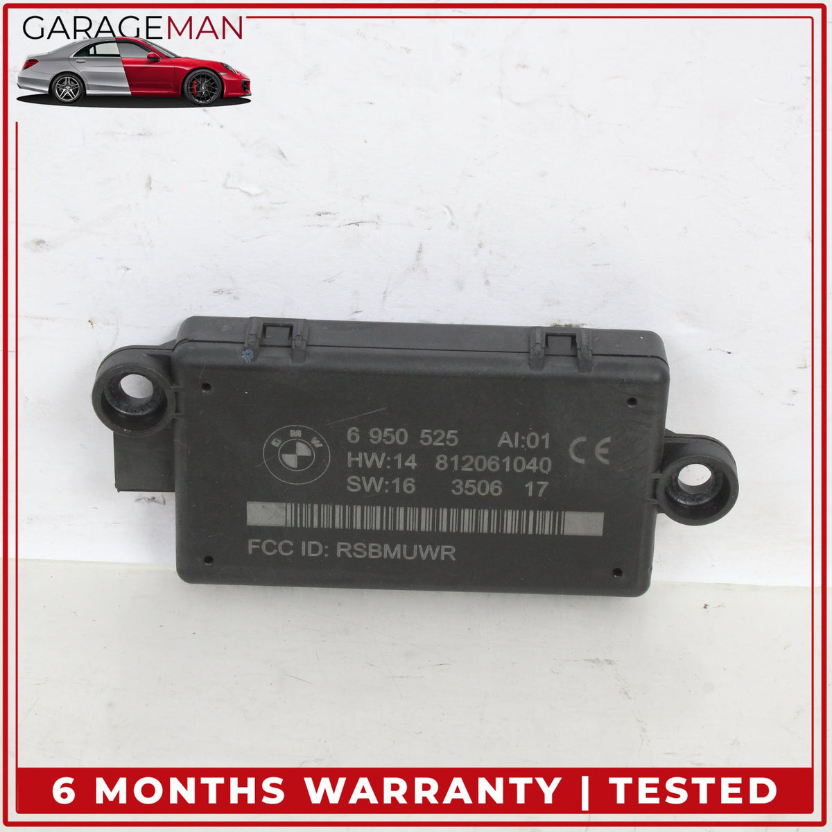 2004-2010 BMW 650i E64 DWA Alarm System Control Module Set of 2 6950525 OEM