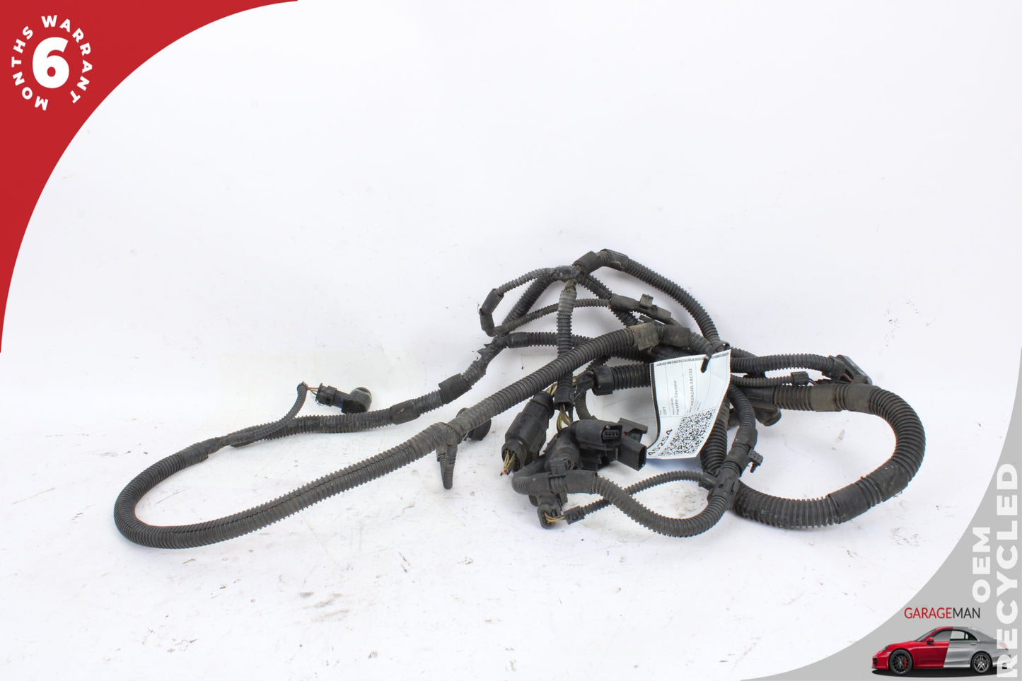 2011-2014 Porsche Cayenne 958 Front Bumper Wire Harness w/ 4 Parking Sensors OEM