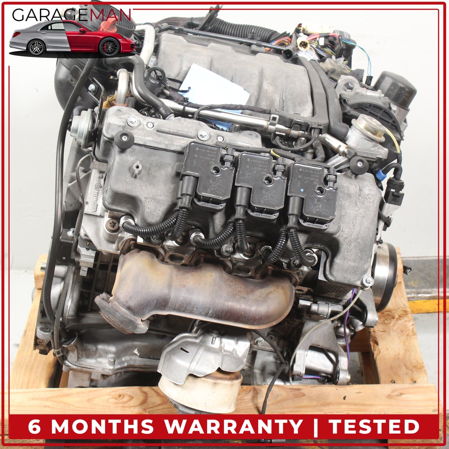 2001-2005 Mercedes W211 E320 4Matic 3.2L Engine Motor Block Assembly OEM 138k