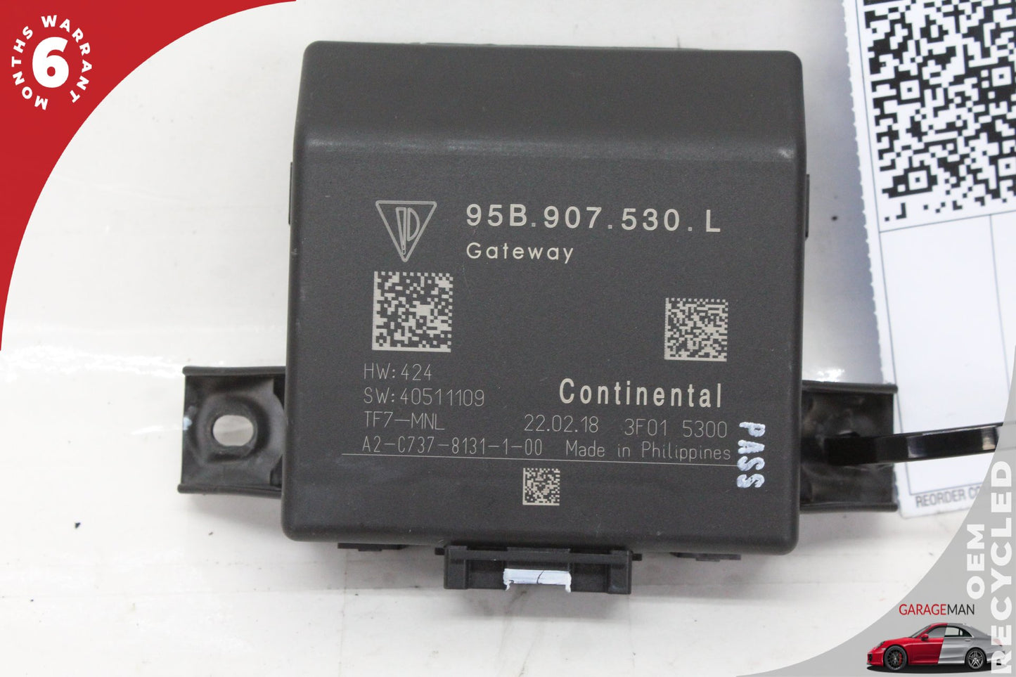 2015-2024 Porsche Macan 95B Gateway Interface Control Module 95B907530L OEM