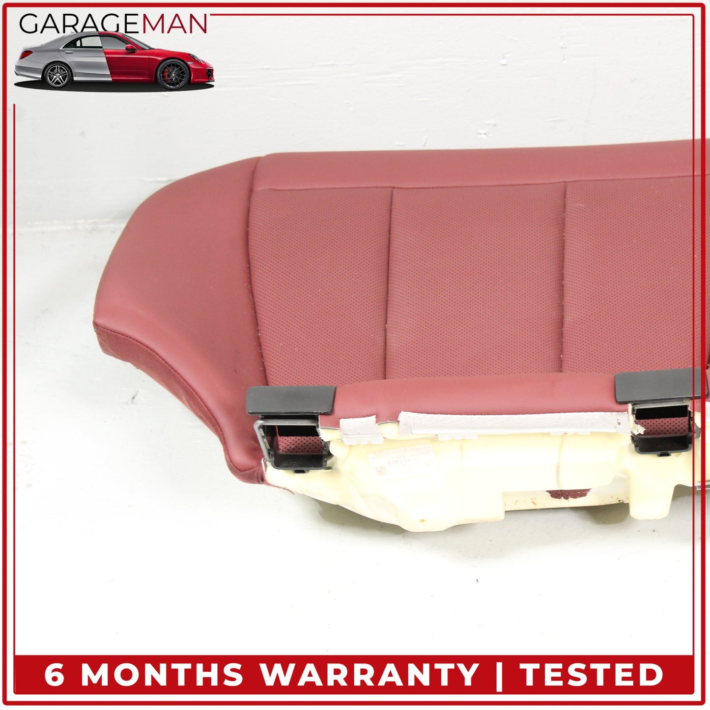 2019-2025 BMW 330i M340i Rear Lower Bottom Bench Seat Cushion Red OEM