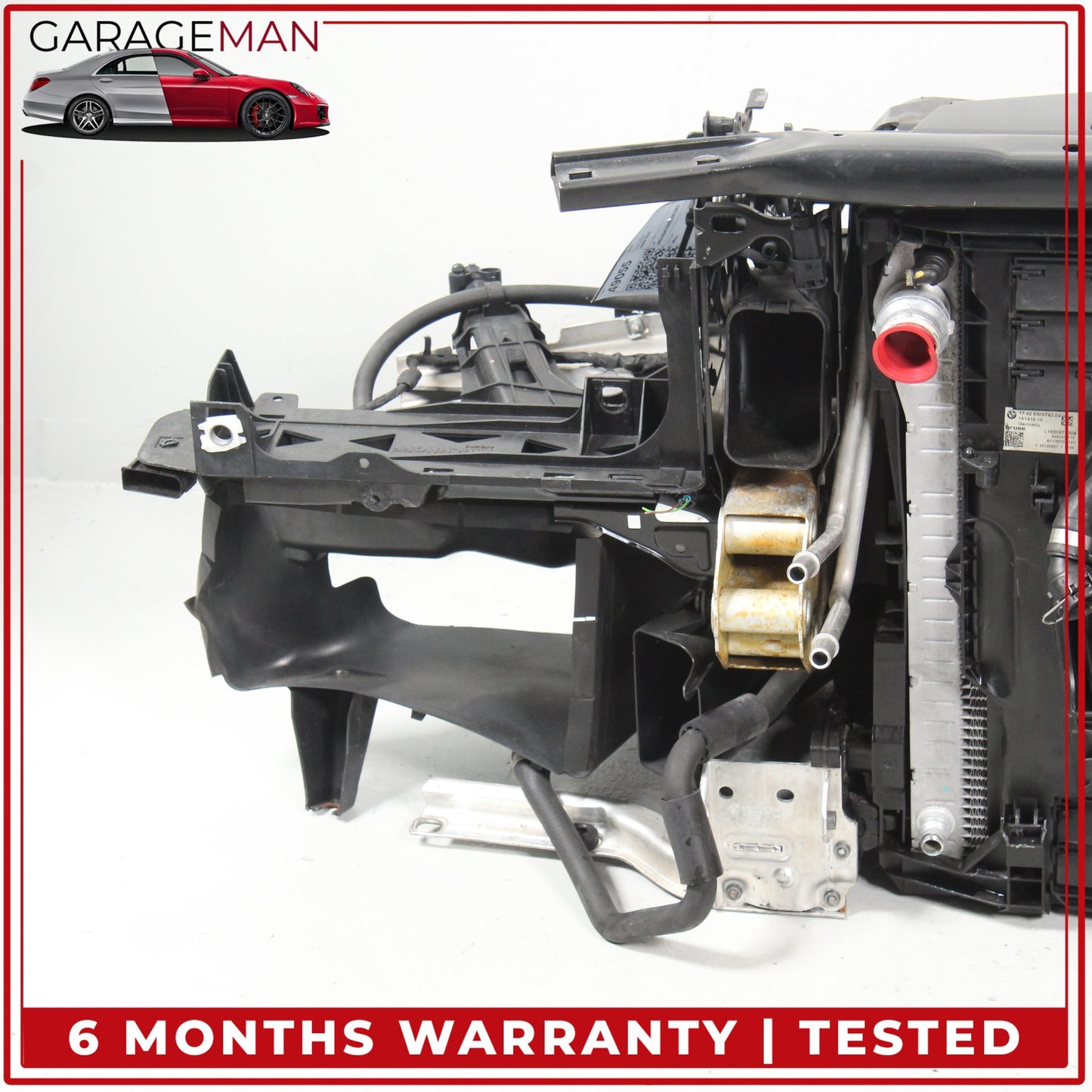 2012-2018 BMW 650i F06 Front Radiator Support Reinforcement Bar Assembly 7267356 OEM