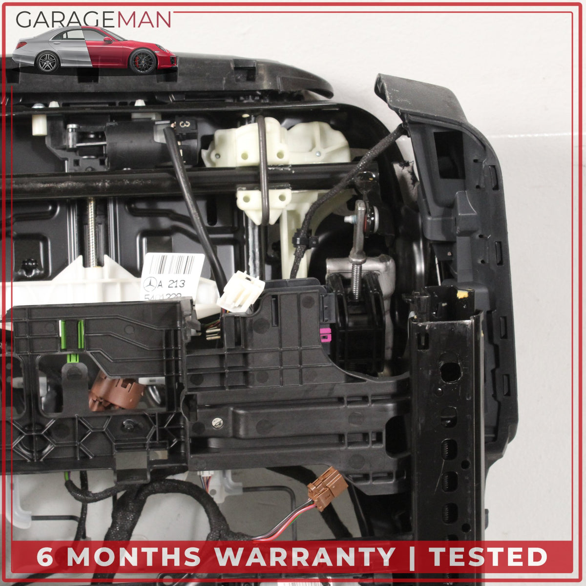 2015-2023 Mercedes W213 E300 Front Left Seat Track Frame Rail w/ Motors OEM