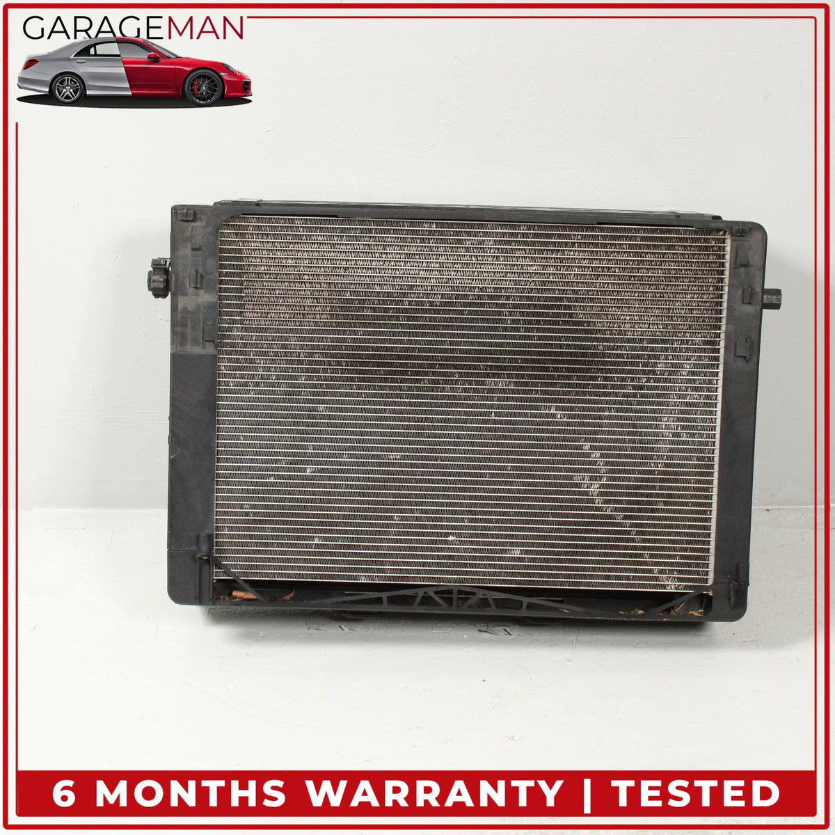 2010-2019 BMW 640i Engine Cooling Radiator AC A/C Condenser Assembly 7583775 OEM