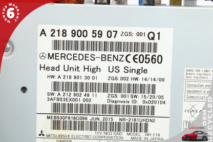 2015-2017 Mercedes W207 E400 Command Head Unit Navigation Radio 2189005907 OEM
