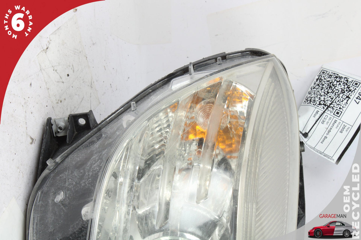 08-11 Mercedes-Benz C300 w204 Sedan Front Right Halogen Head Light Lamp 1305236265