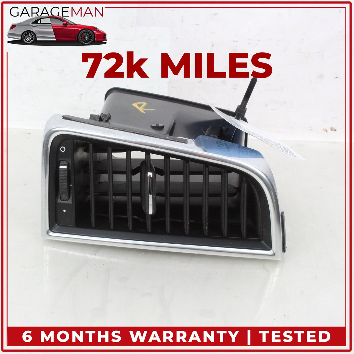 2010-2016 Porsche Panamera 970 Front Right Side Dash Inner AC A/C Air Vent OEM