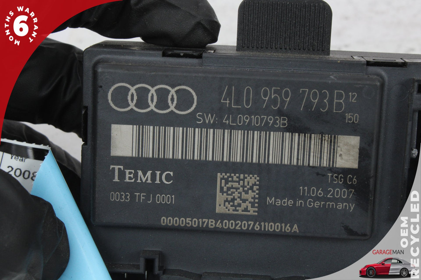 2007-2009 Audi Q7 Front Left Driver Side Door Control Module Unit 4L0959793B OEM