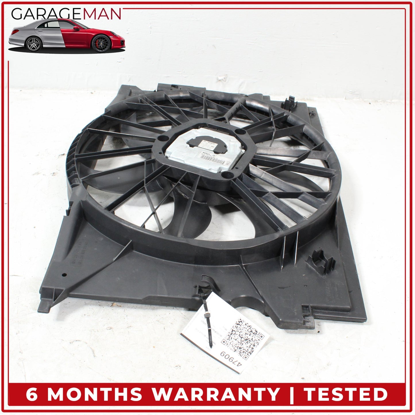 2003-2009 Mercedes-Benz E350 W211 Sedan Engine Radiator Cooling Fan Motor Assembly 3137229007 OEM