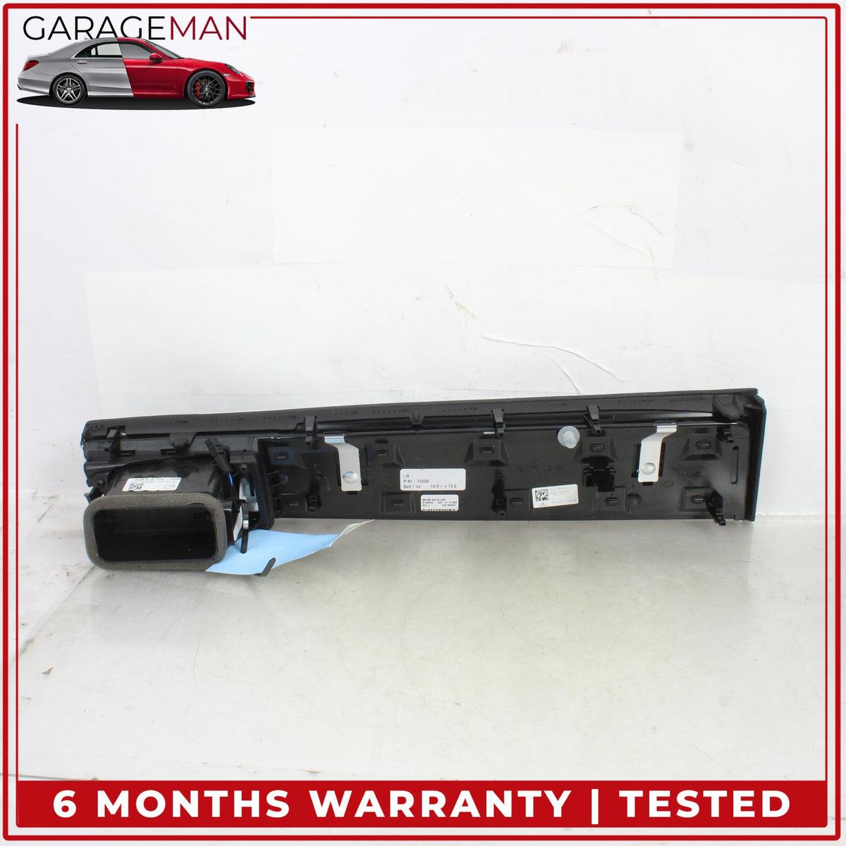 2019-2026 Porsche Macan 95B Front Dash Trim Cover Panel w/ AC A/C Air Vent OEM