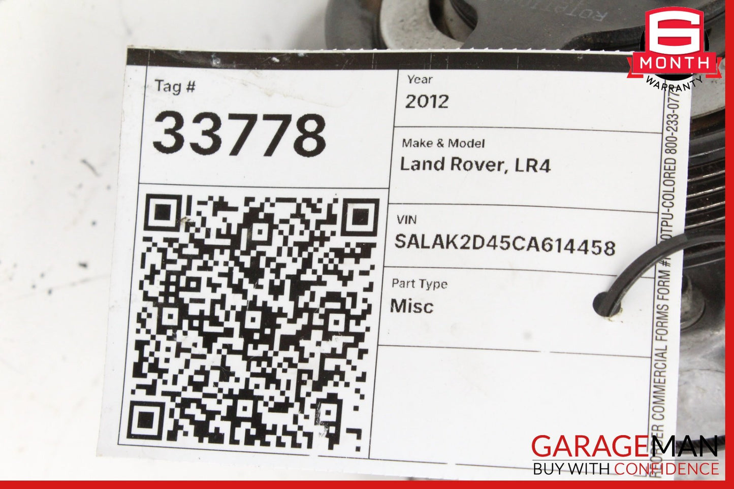 2010-2013 Land Rover LR4 SUV AC A/C Air Conditioning Compressor 8W8319D629AD OEM