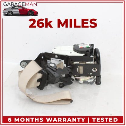 2010-2017 Mercedes C207 E400 Coupe Front Left Driver Side Seat Belt Beige OEM