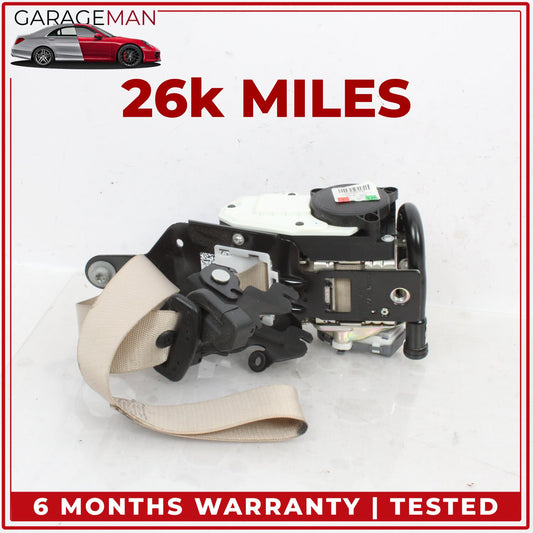 2010-2017 Mercedes C207 E400 Coupe Front Left Driver Side Seat Belt Beige OEM