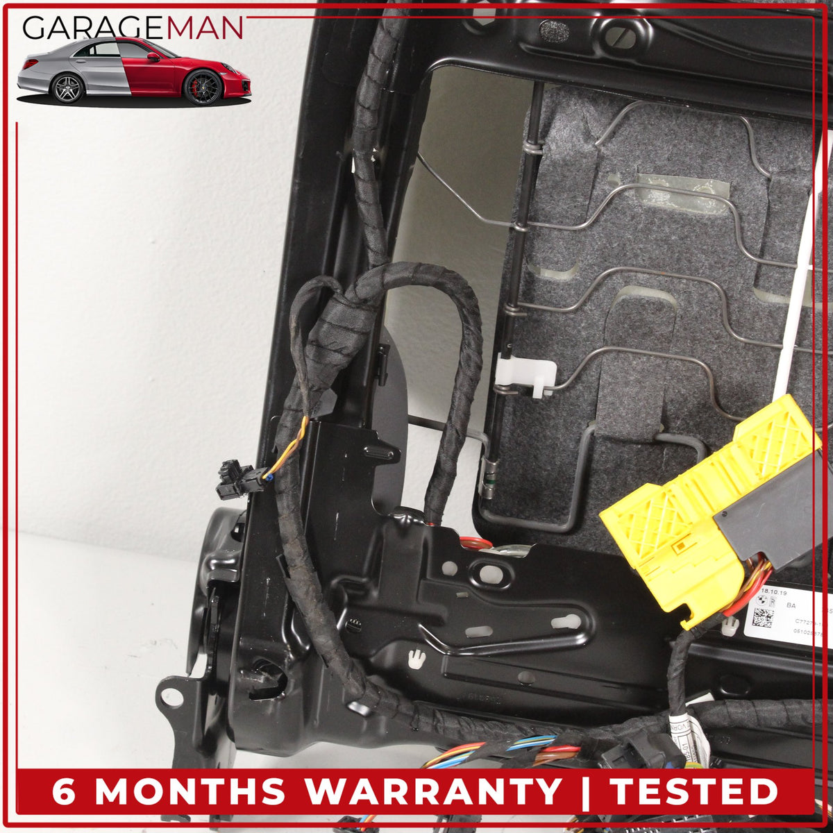 2017-2023 BMW 530e G30 Front Left Side Seat Backrest Frame Rail 7457276 OEM
