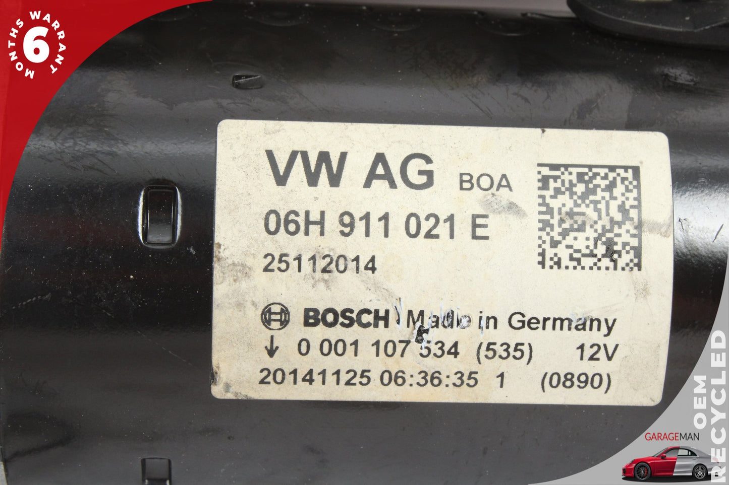 2013-2017 Audi A5 A4 Q5 Engine Starter Motor Bosch 12V 06H911021E OEM
