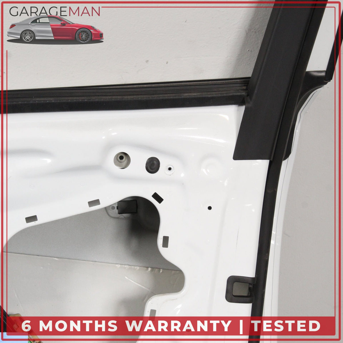 2011-2018 Audi A8 S8 Front Right Side Door Shell Glacier White Metallic OEM