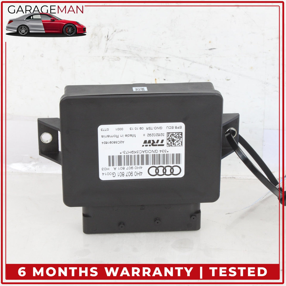 2012-2018 Audi A6 A7 Electronic Parking Brake Control Module Unit 4H0907801G OEM