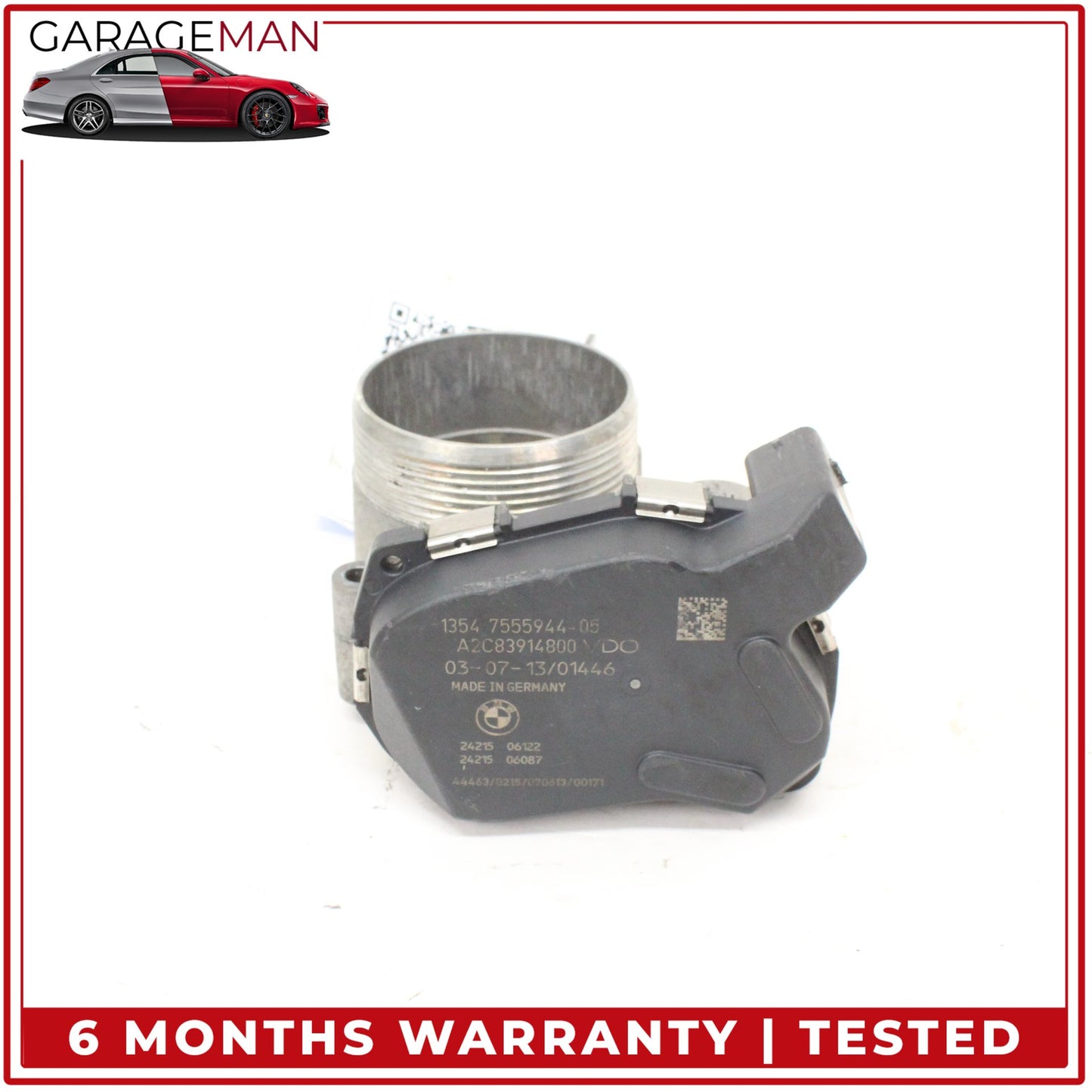 2014-2018 BMW X5 F15 SUV Engine Throttle Valve Body 7555944 OEM