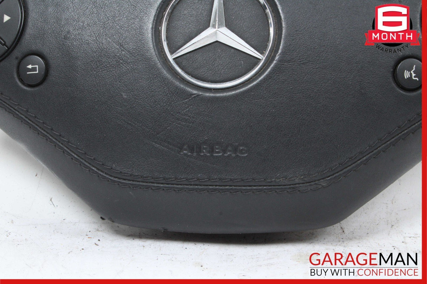 10-14 Mercedes W221 S550 CL550 Steering Wheel Airbag Air Bag Black OEM
