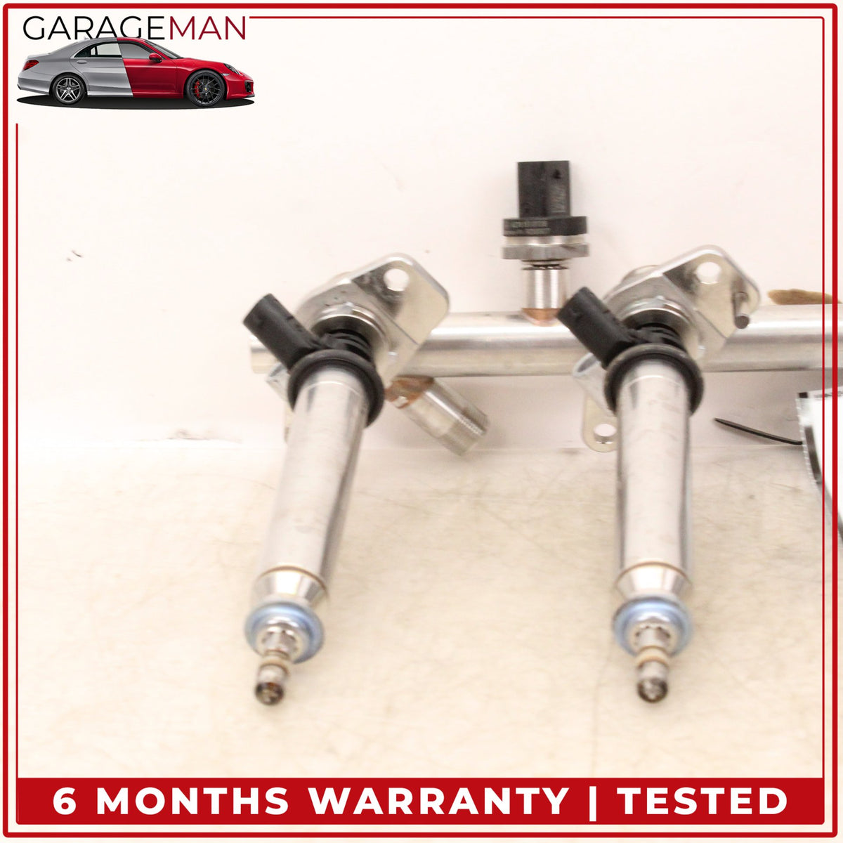 2015-2023 Mercedes W205 C63 AMG Right Side Fuel Rail Line w/ Injectors OEM