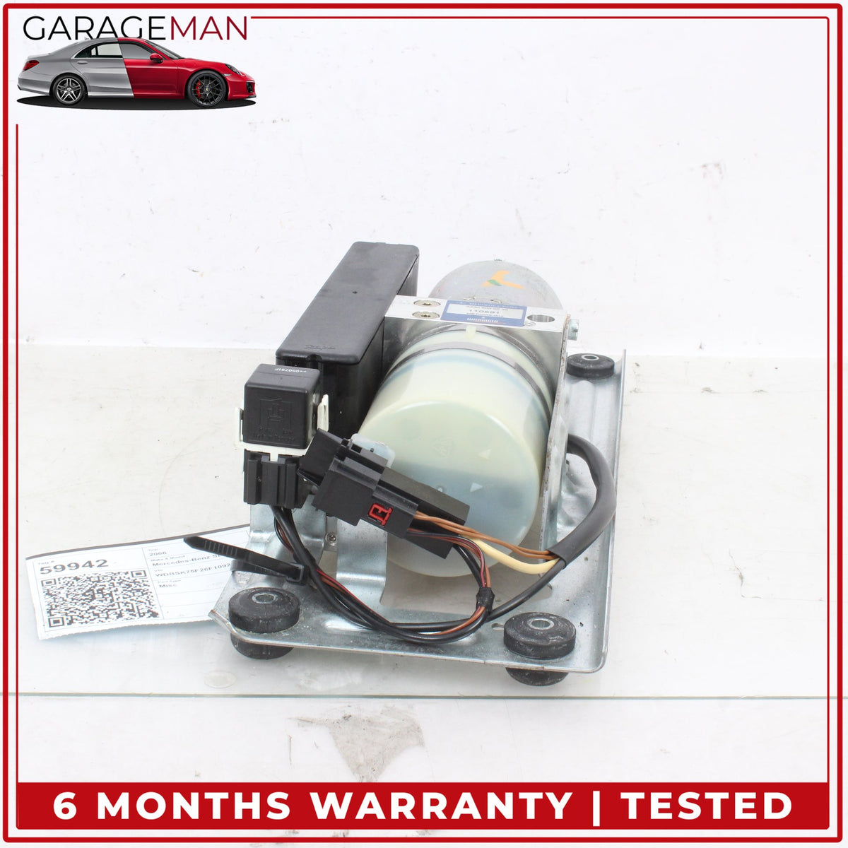 2003-2008 Mercedes R230 SL500 SL550 Convertible Top Hydraulic Pump Motor OEM