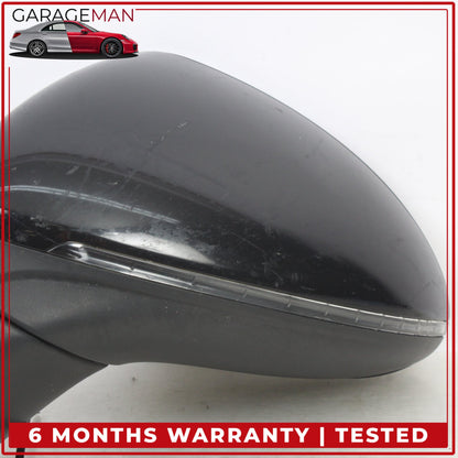 2015-2018 Porsche Cayenne 958 Front Left Door Rear View Mirror w/ Blind Spot OEM