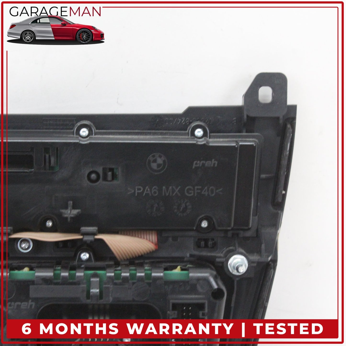 2011-2016 BMW 550i Front AC Climate Control Panel Audio CD Player 9236480 OEM