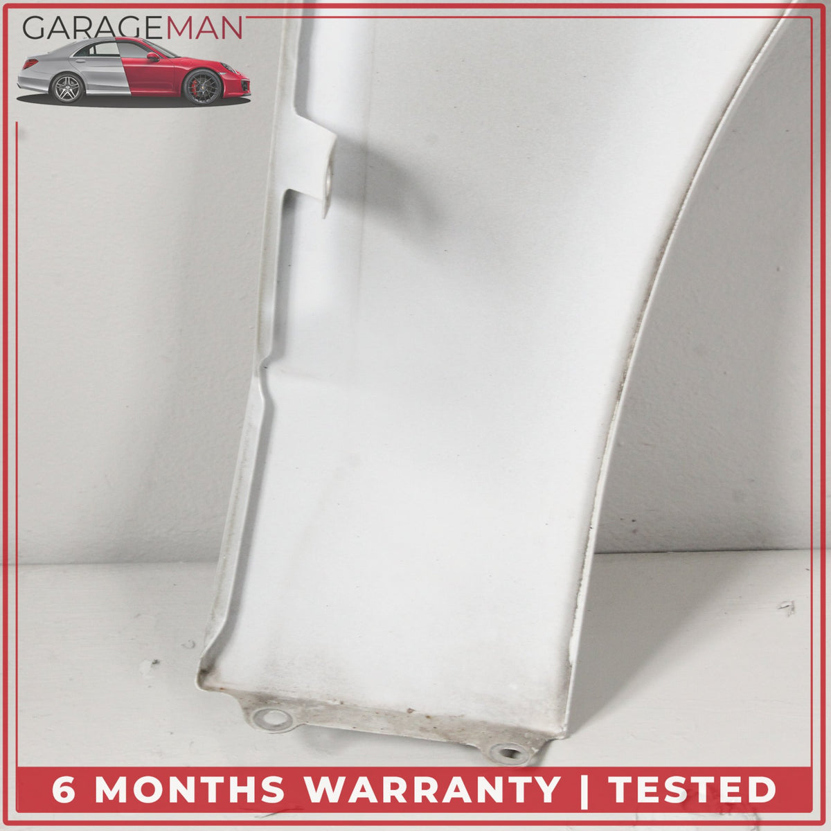 2011-2018 Audi A8 D4 Front Left Fender Panel White 4H0821105B OEM