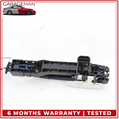 2014-2024 Infiniti Q50 V37 Rear Left Driver Side Exterior Door Handle Blue OEM