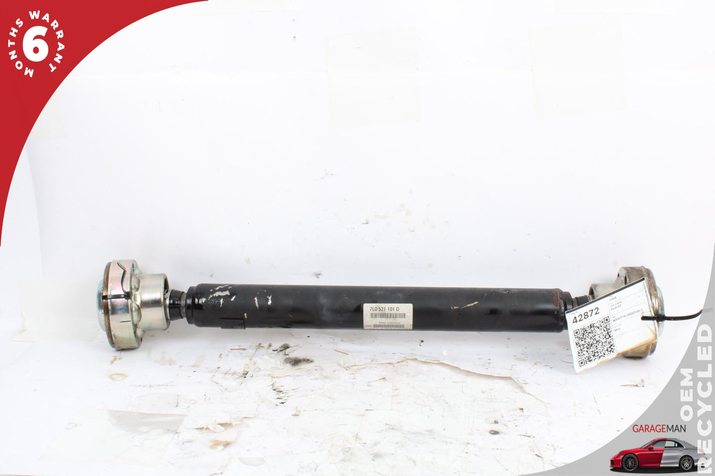 2007-2010 Audi Q7 AWD 3.6L Front Propeller Driveshaft 7L0521101D OEM