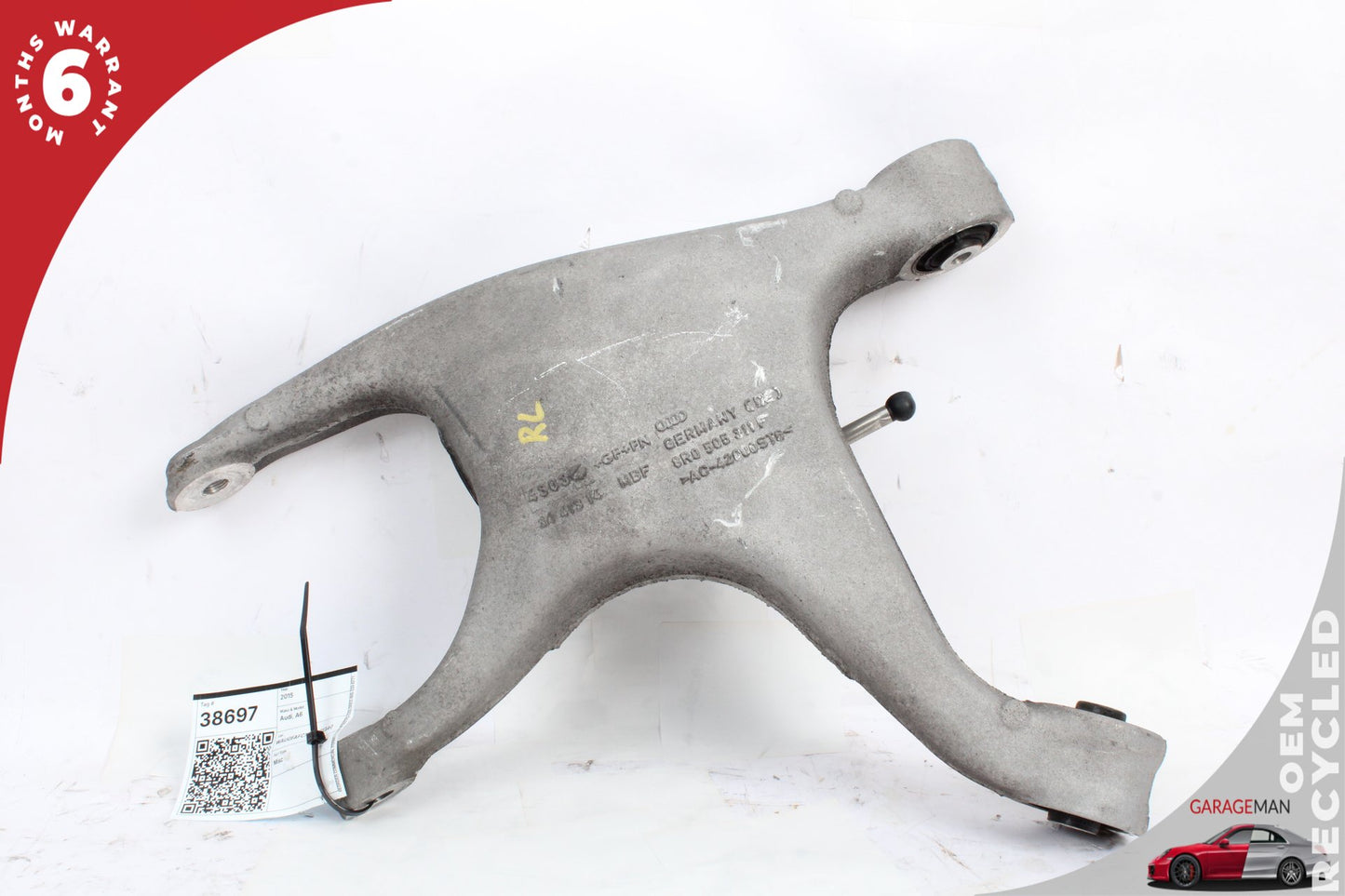 2012-2018 Audi A6 A7 Rear Left Driver Side Lower Control Arm 8R0505311F OEM