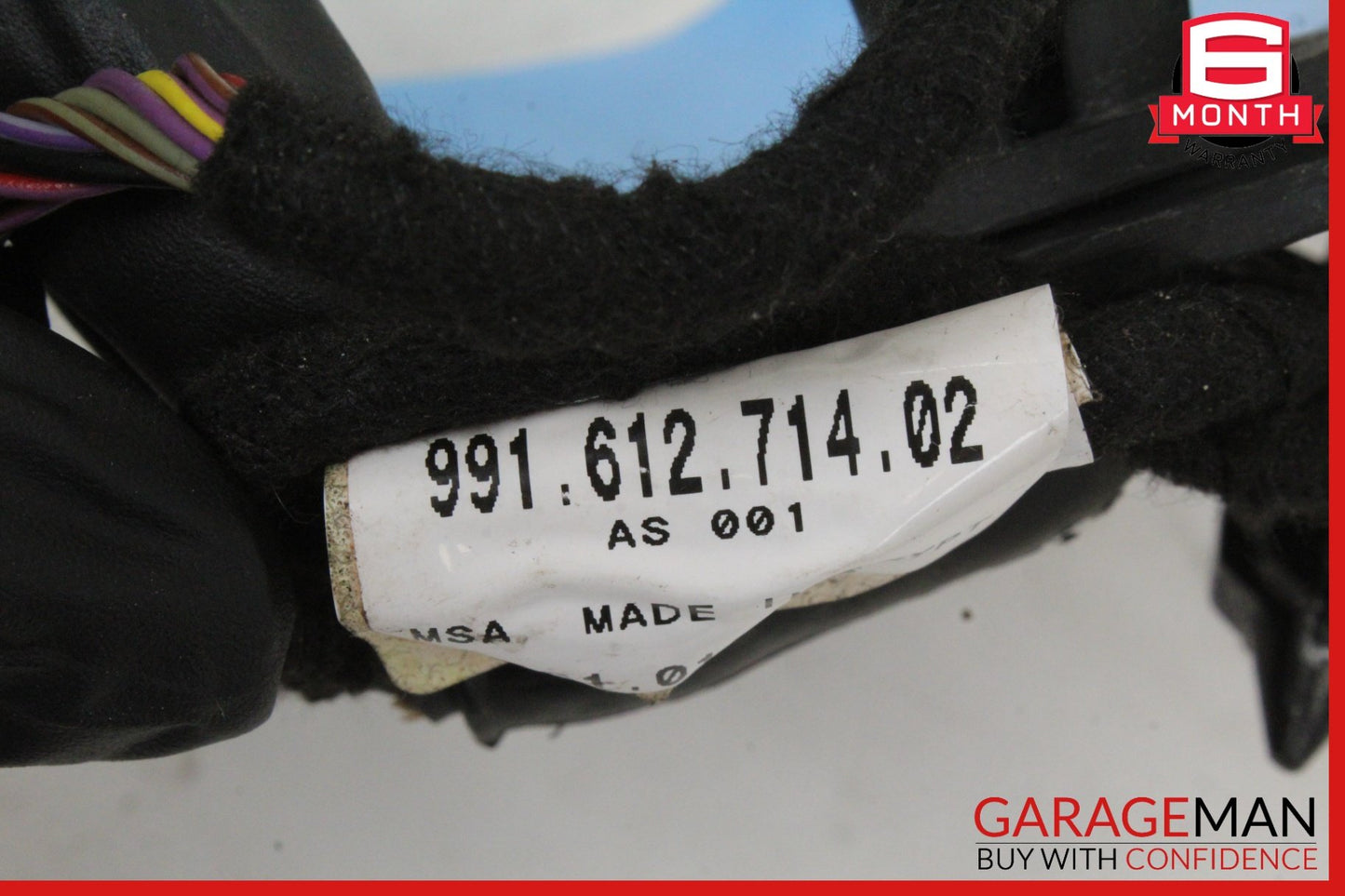 2013-2016 Porsche Cayman 981 Front Left Side Door Rear View Mirror White OEM