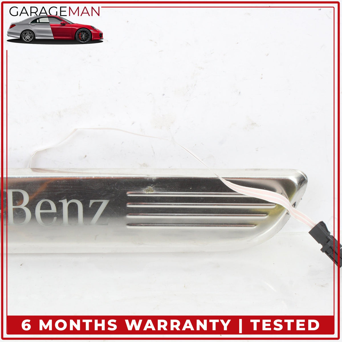 2015-2023 Mercedes W205 C300 Front Left and Right Door Sill Scuff Plates OEM