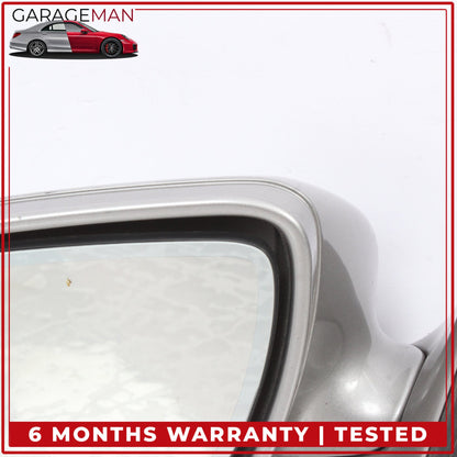 2007-2009 Mercedes W211 E350 Left Side Door Rear View Mirror Silver Metallic OEM