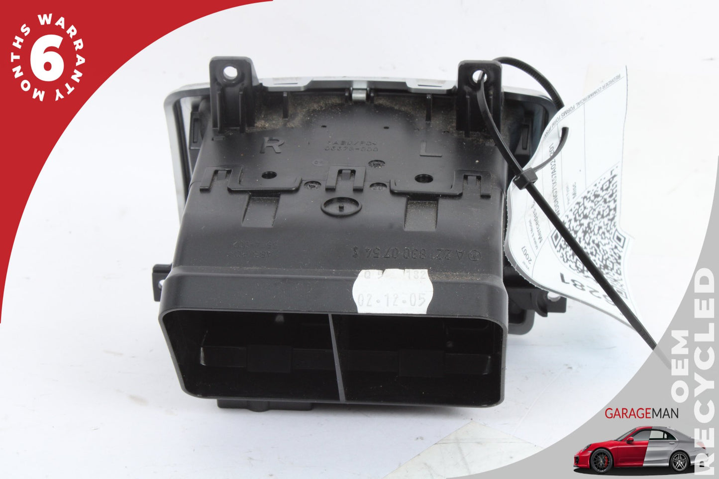 2007-2013 Mercedes W221 S550 Rear Center Console AC A/C Air Vent 2218300754 OEM
