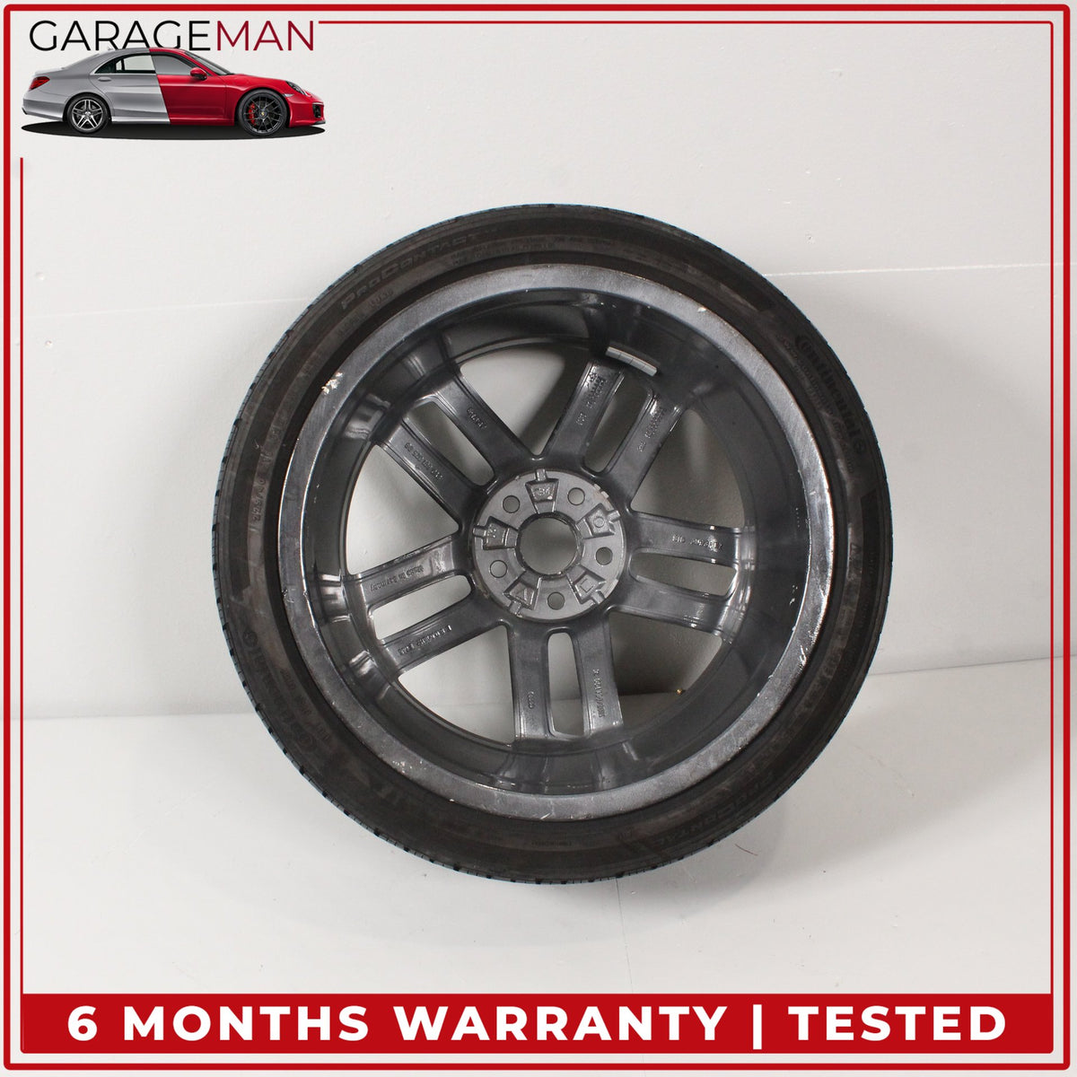 2017-2020 Audi A3 S3 Front or Rear Wheel Rim w/ Continental Tire 8JX18H2ET46 OEM