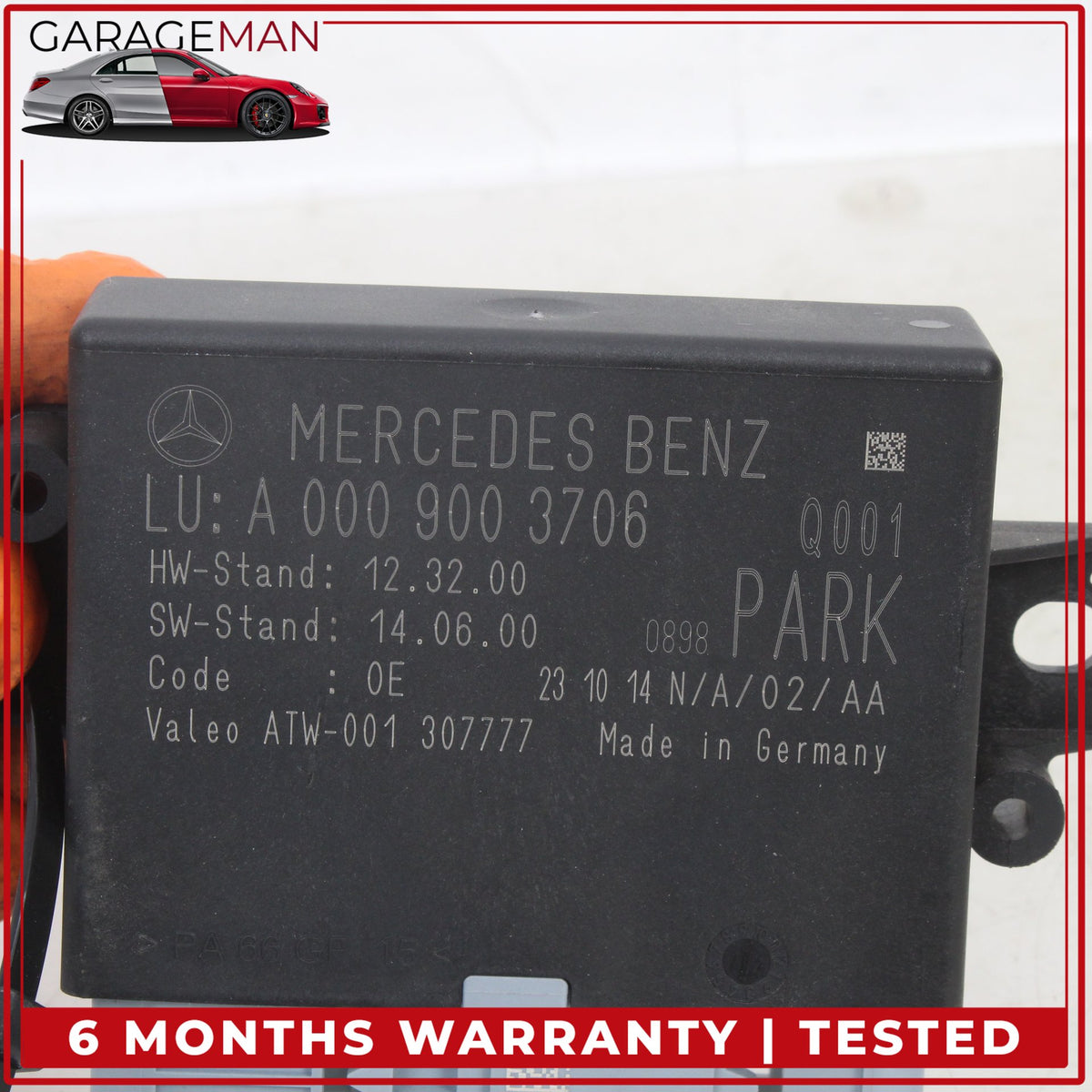2014-2016 Mercedes W212 E350 Wagon Parking Assist Control Module 0009003706 OEM