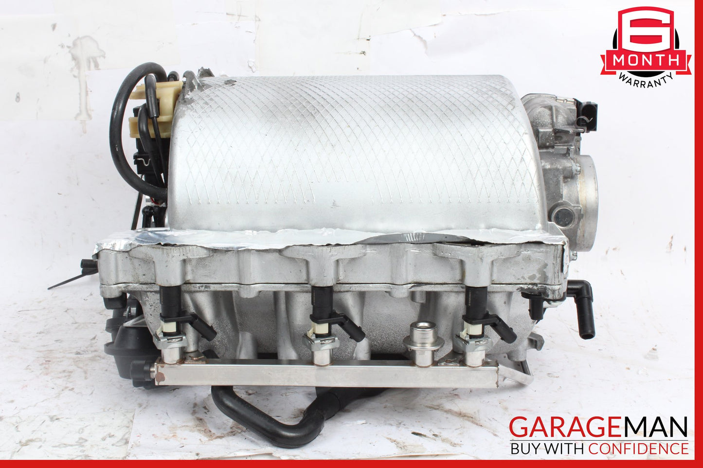 2005-2013 Mercedes W164 ML350 Intake Manifold w/ Fuel Rail & Throttle Body OEM